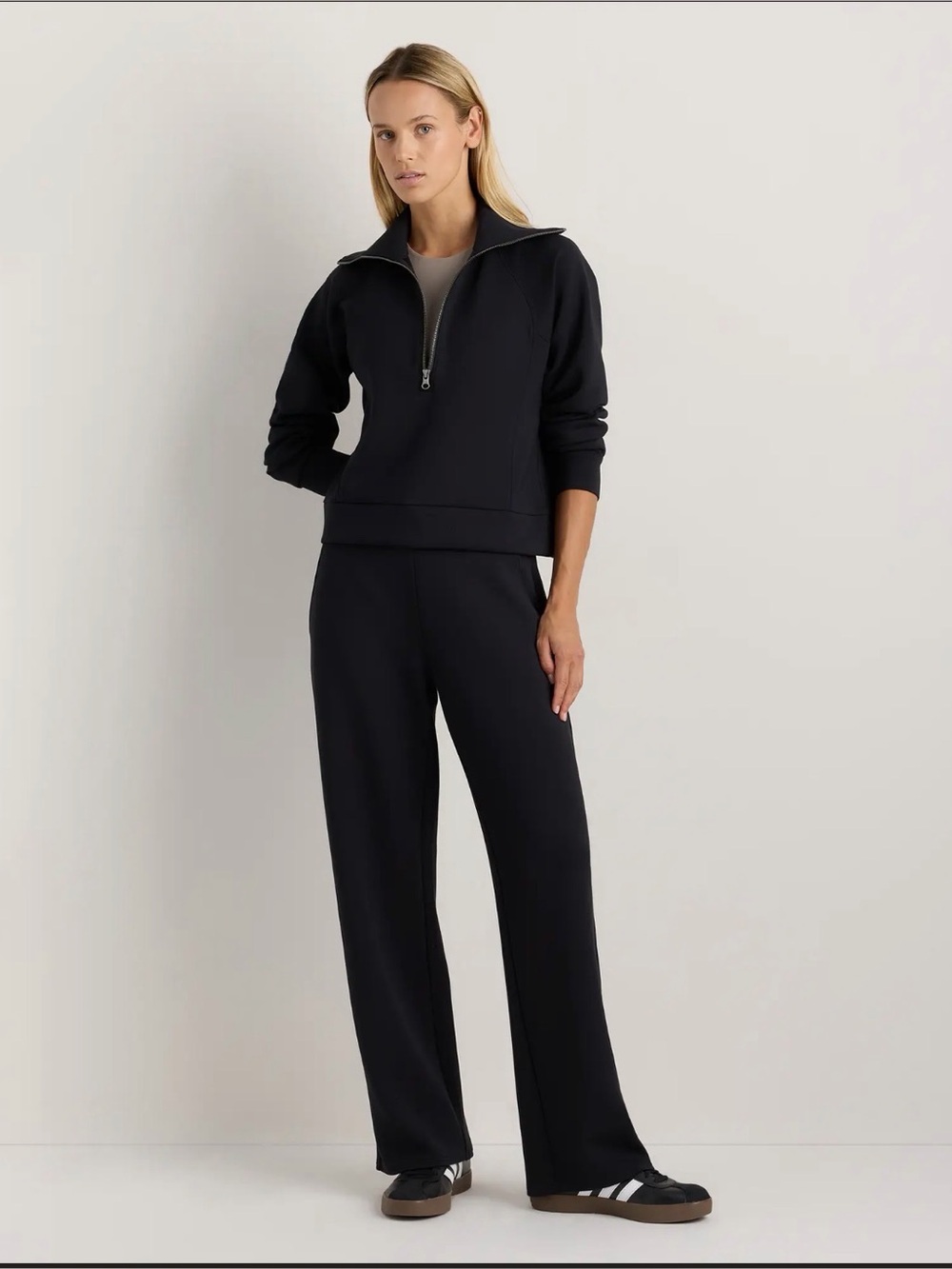Quince Cloud Comfort Set Black
